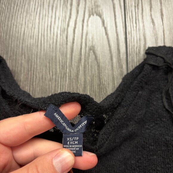 New American Eagle Knit Womens Long Sleeve Shirt XS - Picture 5 of 9